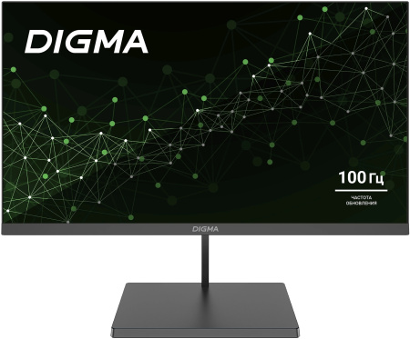 Монитор 21.5"/Digma/Progress 22A501F/Черный/VA/1920х1080/100Hz/VGA/HDMI/DP/Мультимедиа