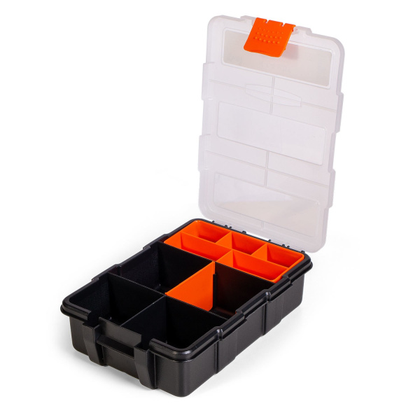 Кейс-органайзер КВТ К-04, 156*228*58мм, пластик