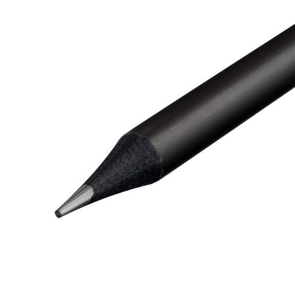 Карандаш ч/гр. MESHU "Black style"  с ластиком, HB (MS_58141)