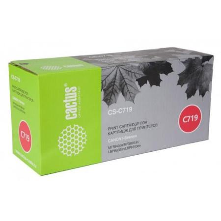 Картридж_лазерный Cactus CS-C719 (719) для Canon i-SENSYS MF5840/ MF5880 черный (2100 стр)