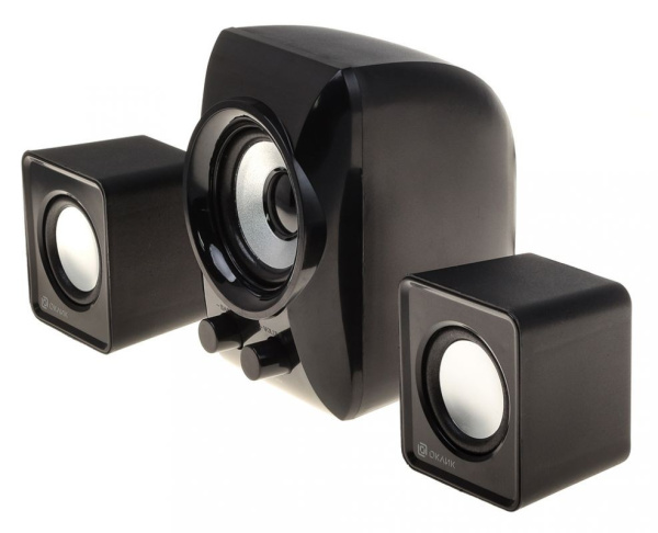 Актив.колонки 2.1 Оклик OK-420 11Вт, питание USB, Black
