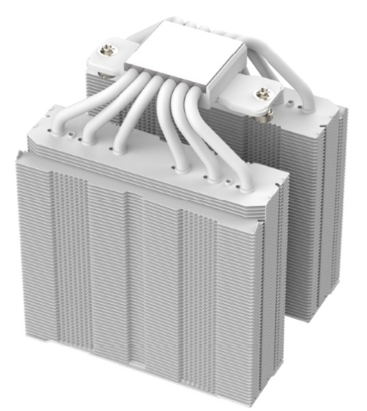 Кулер S115х/1200/1700/20XX/AMx PentaWave Z06D White (270W/2*120mm/600-1950rpm/6 тепл.трубок)