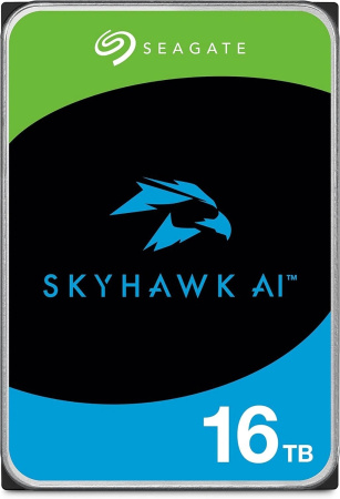 Жесткий диск Seagate SATA-III 16TB ST16000VE004 Surveillance SkyHawkAI 512E (7200rpm) 512Mb 3.5"