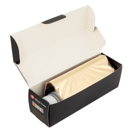 Набор для золочения Decola №2: поталь золото 25 листов, лак, клей для потали 50мл., кисть синтетика 