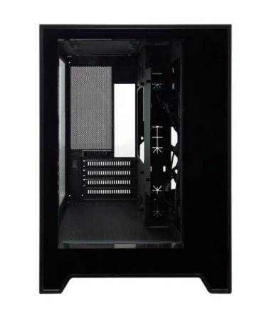 Корпус mATX Б_БП 1STPLAYER STEAM PUNK SP6-G (USB3.0, Audio, WN, ARGB, черный)[SP6-G-BK]