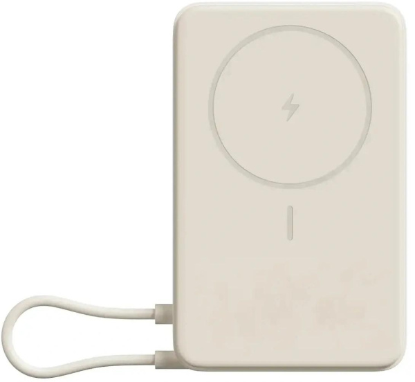 Аккумулятор внешний 10000_mAh Xiaomi Magnetic Power Bank Beige with Built-in Stand (BHR08PBGL)