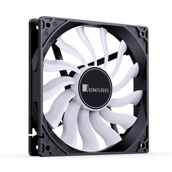 Кулер в корпус 120х120х20 JONSBO Black 12020 (1100prm/3pin+4pin/35.9 CFM/28.6дБ черный)