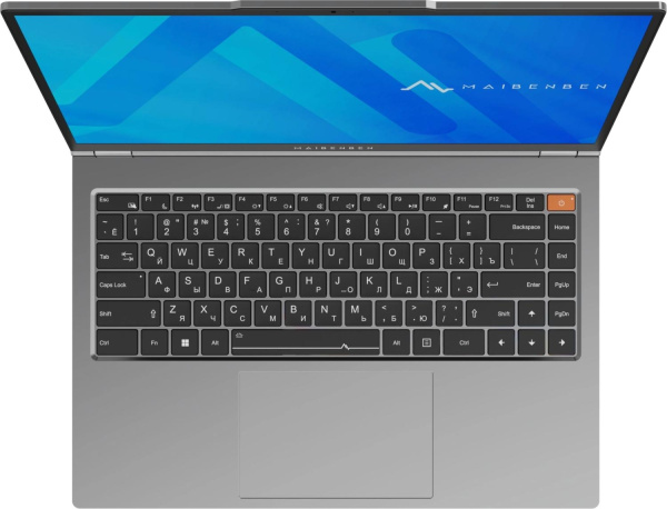 Ноутбук Maibenben P15B-R576UM Ryzen 5 7640HS 16Gb SSD512Gb AMD Radeon 760M 15.3" IPS FHD+ (1920x1200) Windows 11 Home grey WiFi BT Cam 5921mAh (P15B-R576UMF1SHGRE0)