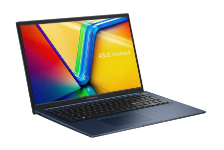 Ноутбук Asus 17.3" Vivobook X1704ZA-AU333 Intel i3-1215U/8Gb/512SSD/NoOS/FHD/IPS/Quiet Blue