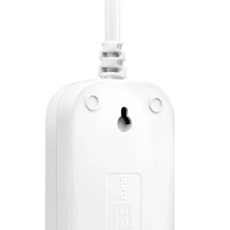 Сетевой удлинитель  3.0м, 3 розетки Buro, BU-PSL3.3/W, 1500Вт, б/з, белый, пакет