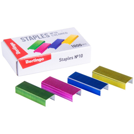 Скобы №10 BERLINGO цветные (SH705)
