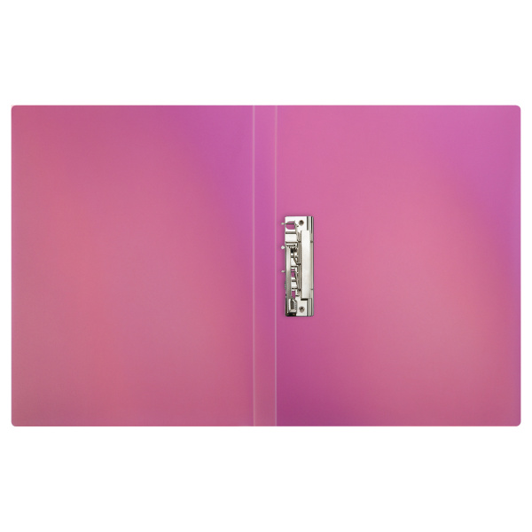 Папка с боковым прижимом СТАММ "Сияние" 17мм, 700мкм, розовый (ММ-32003)