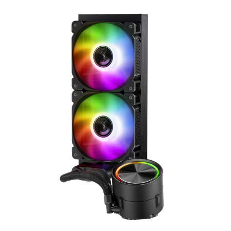 Система жидкостного охлаждения S115х/2011/1200/1700/AMx JONSBO TF 240 ARGB Black (260W,120mm,700-1800prm,ARGB)[TF 240 ARGB]