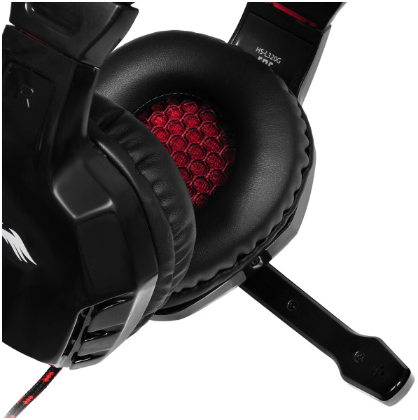 Игровая гарнитура Оклик HS-L320G PHOENIX мониторные, 32Ом, 105дБ, кабель  1.9м, Black