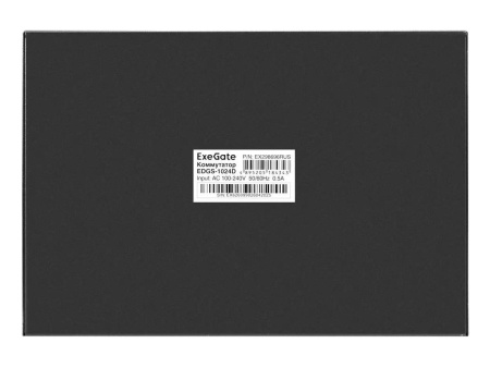 Коммутатор ExeGate EDGS-1024D 24 port 10\100\1000_Mbps  металлический корпус