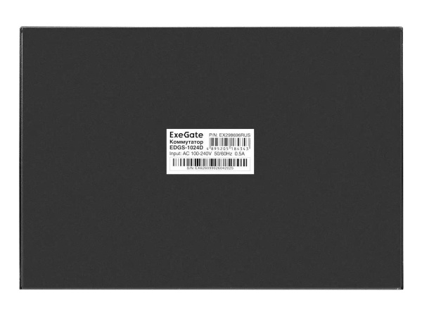Коммутатор ExeGate EDGS-1024D 24 port 10\100\1000_Mbps  металлический корпус