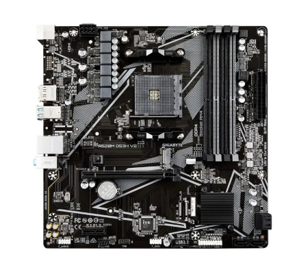 Мат.плата SocAM4 AMD A520 Gigabyte A520M DS3H V2 (mATX,4DDR4,M.2,PCI-E16,PCI-E,DP,HDMI,PC4733)