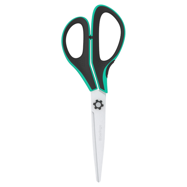 Ножницы 23см. BERLINGO "Easycut 350" бирюзовый (DNn_23035_b)