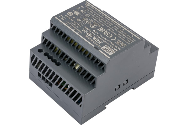 Блок питания на DIN рейку 24в,  3.83а, 70*90*54.5мм, Mean Well HDR-100-24