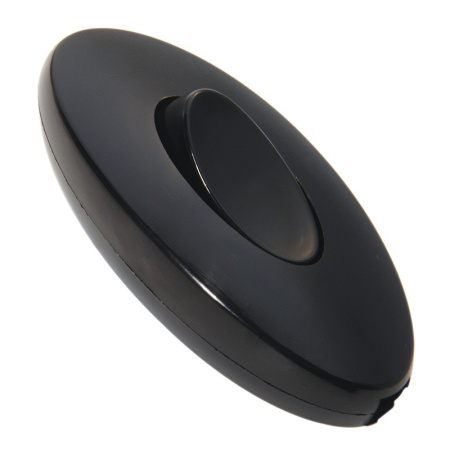 Выключатель на шнур 1клавиша, черный, 6A, Makel 10064