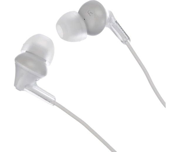 Наушники Panasonic RP-HJE125E-W вставные, 16Ом, 97Дб, кабель 1.1м, White