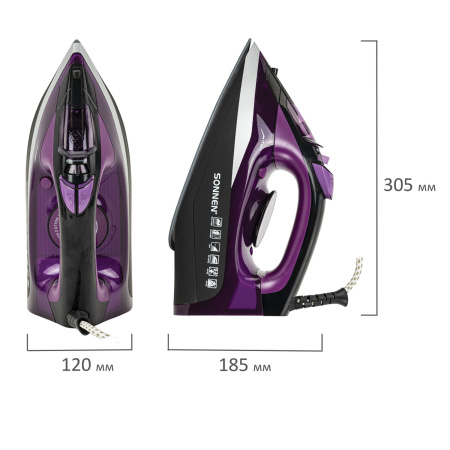 Утюг SONNEN SI-270, 2600Вт (455280)
