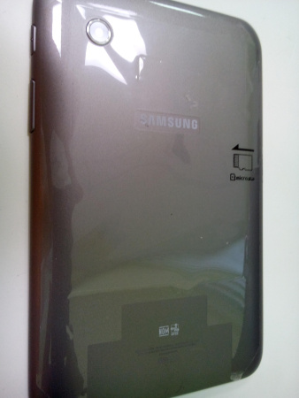 Задняя крышка Samsung P3110 серый