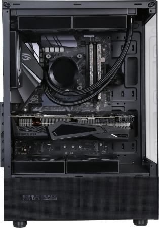 Корпус Formula Crystal Z1 черный без БП ATX 2xUSB2.0 1xUSB3.0 audio bott PSU