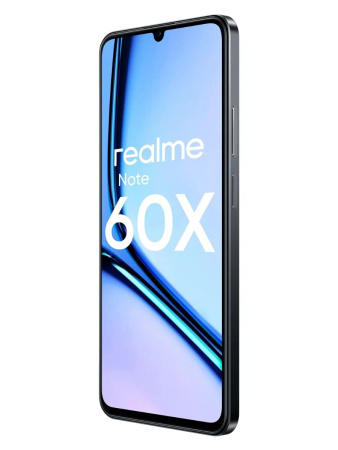 Смартфон Realme Note 60X 3Гб 64Гб Черный 6.74", IPS, 1600*720, 2*1.82+6*1.8ГГц, 8+0.08Мп, 5Мп, 4G, 5000мАч, And 14