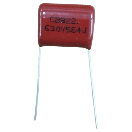 Конденсатор пленочный   560нФ(0.56мкФ)  630в, P=15мм, 5%, полипропиленовый, CBB22