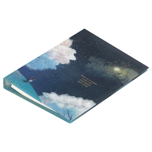 Тетрадь на кольцах 80л. "Beautiful place" пласт. обложка Greenwich Line (Nrp80A5_38629)