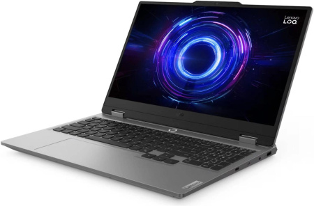 Ноутбук Lenovo LOQ 15IRX10 Core i7 13650HX 16Gb SSD512Gb NVIDIA GeForce RTX 5070 8Gb 15.6" IPS FHD (1920x1080) без ОС grey WiFi BT Cam (83JE01CCPS)