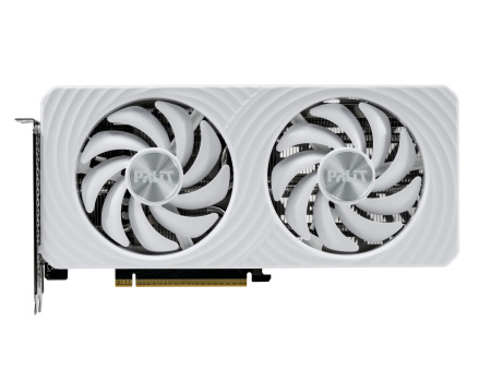Видеокарта GeForce RTX5060 Palit 8Гб White OC GDDR7,128bit,HDMI,3DP (NE75060U19P1-GB2063M) ret