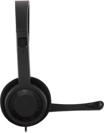 Гарнитура проводная Оклик HS-M600 накладные, кабель 1.8м, Черный