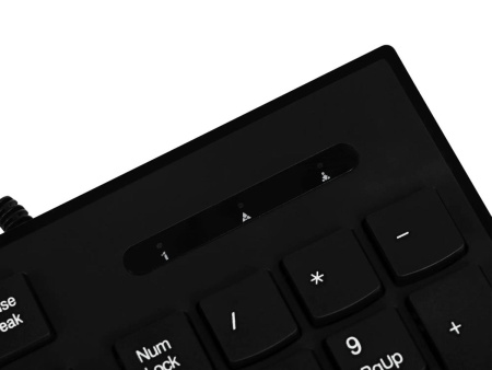 Клавиатура USB Oklick 505M slim, 104 клавиши, Black