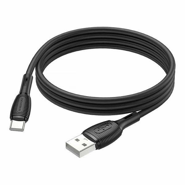 Кабель USB Type-C (m) - USB(m) BOROFONE BX86, 1м, 3.0A, черный
