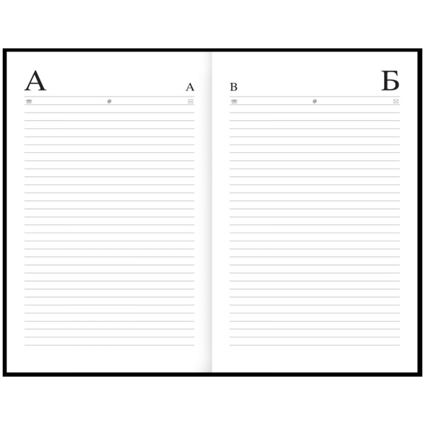 Ежедневник OfficeSpace  А5  136л. недат.,  "Моноколор. Dark Azure", матовая ламинация  (Ен5т136_4628