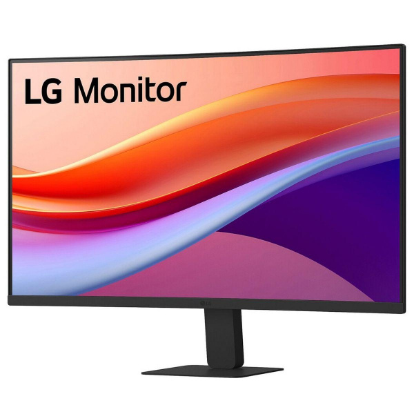 Монитор 27" LG 27U421A-B  Curved VA, 1920x1080, 100Hz, 5ms, 250сd/m, 3000:1, HDR10 | HDMI(2.0), Type-C(PD-15W) | ExPSU, Vesa 100, Black
