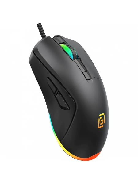 Игровая мышь USB Oklick 750G оптическая, 7200dpi, 5кн, Black