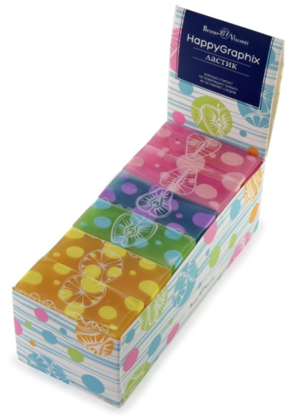 Ластик BV "HappyGraphix Fresh" 42-0009