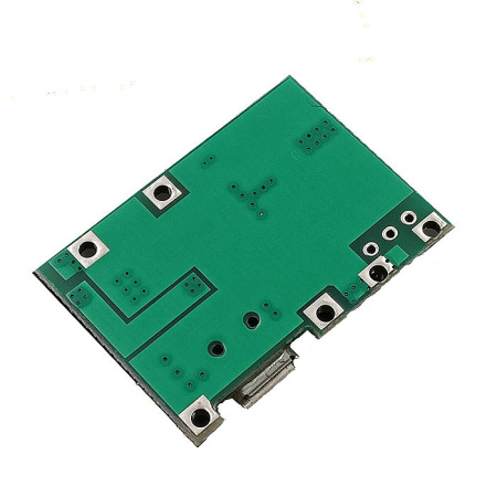 Модуль зарядки Li-ion 1S 1А, MicroUSB, с выходом StepUp 4.2..27в