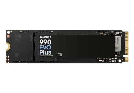 SSD-накопитель M.2 1Тб Samsung 990 EVO Plus [MZ-V9S1T0BW](TLC 3D V-NAND,NVMe,7150/6300 Мб/с)