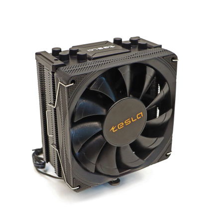 Кулер S115x/2011/2066/1200/1700/AMx TESLA SHADOW SE224 (210W/120mm/800-1800rpm)