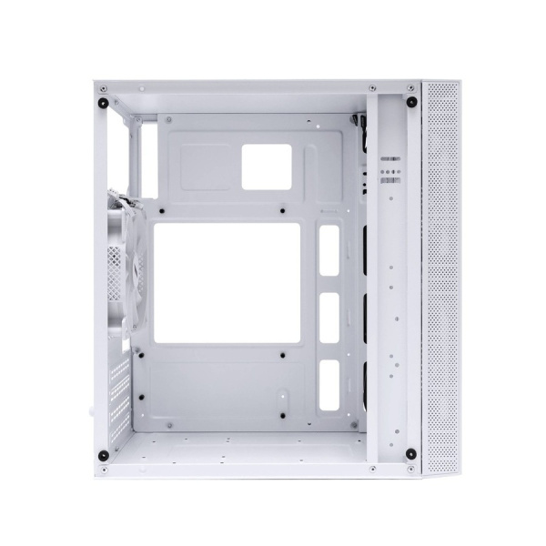 Корпус mATX Б_БП 1STPLAYER FIREBASE X1 White (USB, Audio, 3x120mm LED, белый)[X1-WH-3F1-W]