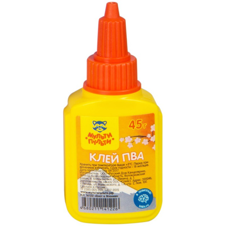 Клей ПВА Мульти-Пульти "Енот в Японии" 45гр. (КЛ_16122)
