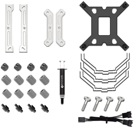 Кулер S115x/1200/1700/AMx ID-Cooling SE-207 XT SLIM SNOW (220W/120mm/700-1800rpm/7 тепл.трубок/высота 135мм!/белый)