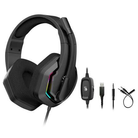 Игровая гарнитура A4Tech Bloody G260P мониторные 2м черный USB