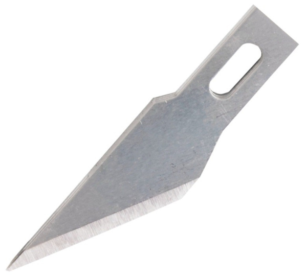 Лезвия для ножей (скальпелей) 8 мм BRAUBERG, КОМПЛЕКТ 5 шт., блистер, 236636