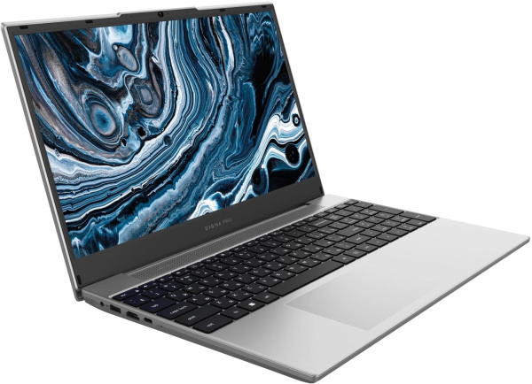 Ноутбук Digma Pro Breve Ryzen 5 7430U 16Gb SSD512Gb AMD Radeon Graphics 15.6" IPS FHD (1920x1080) Windows 11 Pro silver WiFi BT Cam 4500mAh (DN15R5-ADXW09)