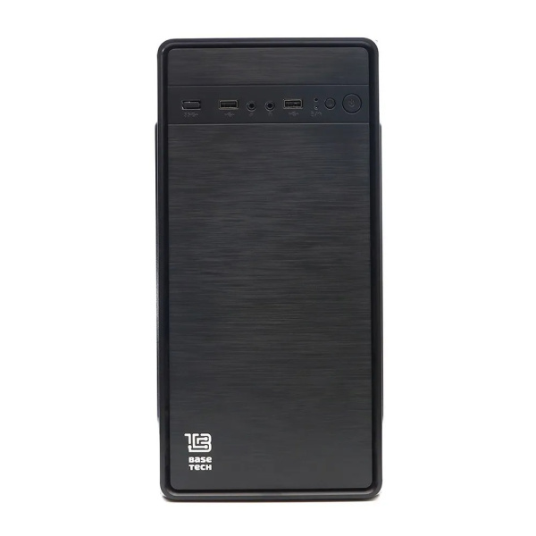 Корпус mATX 450w BaseTech M3401 (2*USB2.0,Audio,черный)[BT-M3401-450W-B]